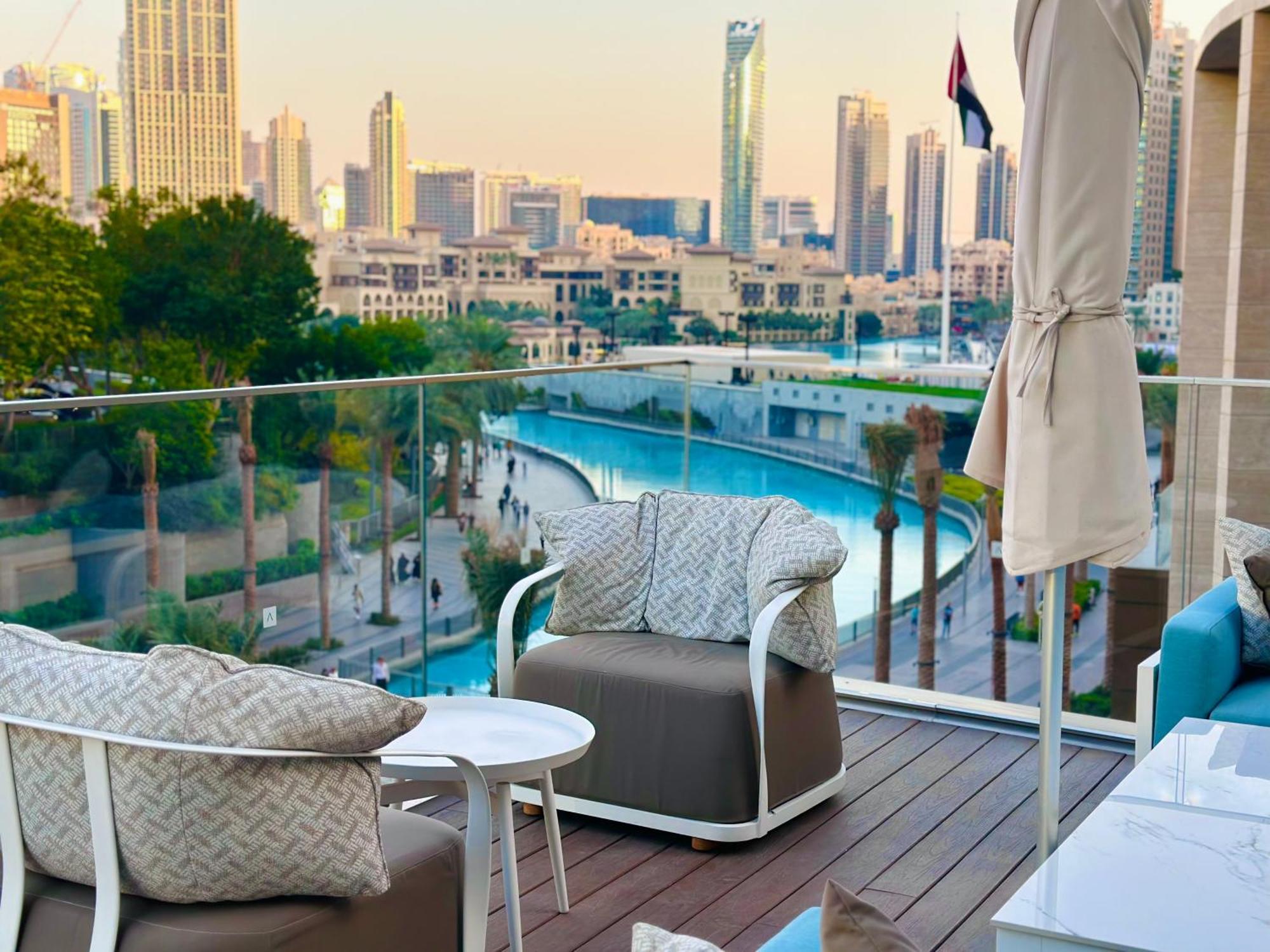 The Closest Building To Burj Khalifa With Fountain View In Address Opera Residence Dubaj Zewnętrze zdjęcie